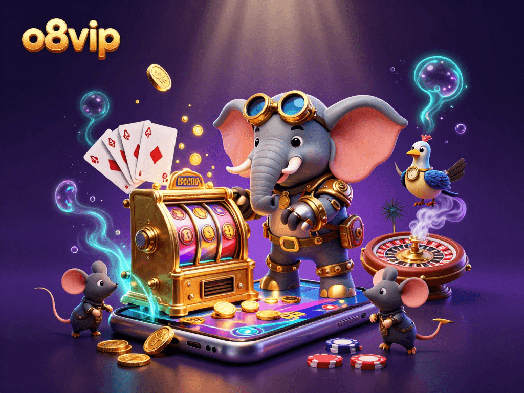 Engage with the thrilling o8vip steampunk casino world featuring dynamic slot machines and vibrant game elements.