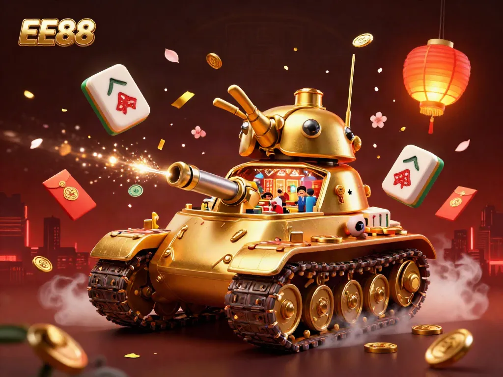 Experience top-tier gaming with EE88 featuring a golden beetle tank casino bursting with excitement.