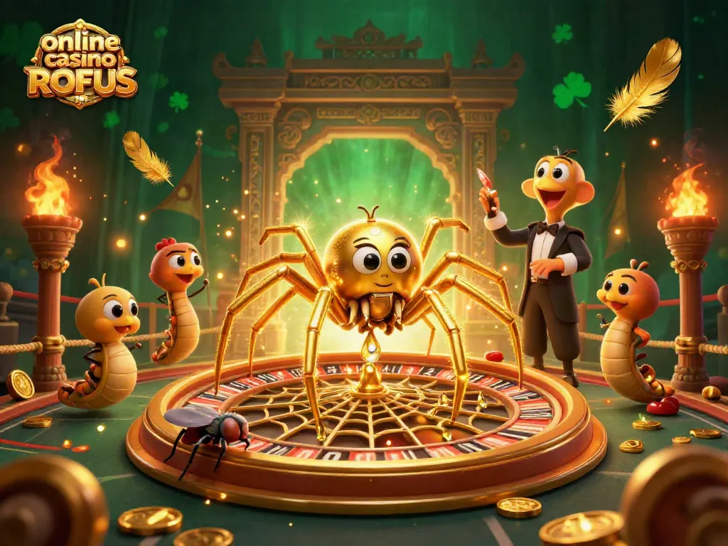 Engage in the thrill of online casino uden ROFUS with this captivating 3D casino scene depicting betting action.