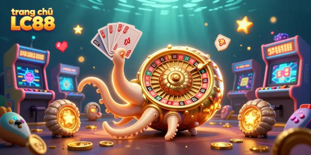 Experience the thrill of gaming at trang chủ LC88 with vibrant characters and rich casino elements.
