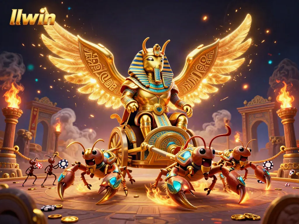 Engage in thrilling gameplay at llwin with vibrant 3D casino elements featuring ancient warriors and epic battles.
