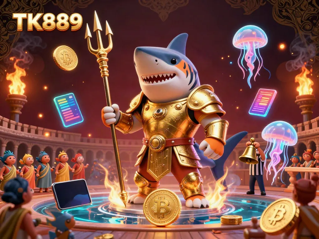 Engage with the dynamic TK889 online casino adventure featuring thrilling underwater characters and crypto elements.