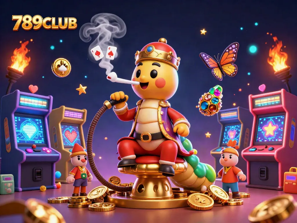 Experience the thrill of 789CLUB in a vibrant casino-themed illustration showcasing exciting gaming elements.